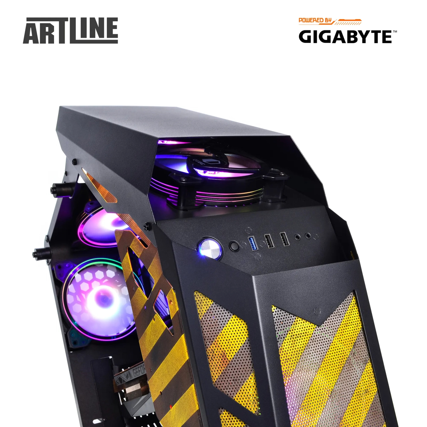 Komputer gamingowy ARTLINE Overlord ANOMALY Ryzen 7 7700X RTX 4070 12GB AN32102 cena - zdjęcie 13