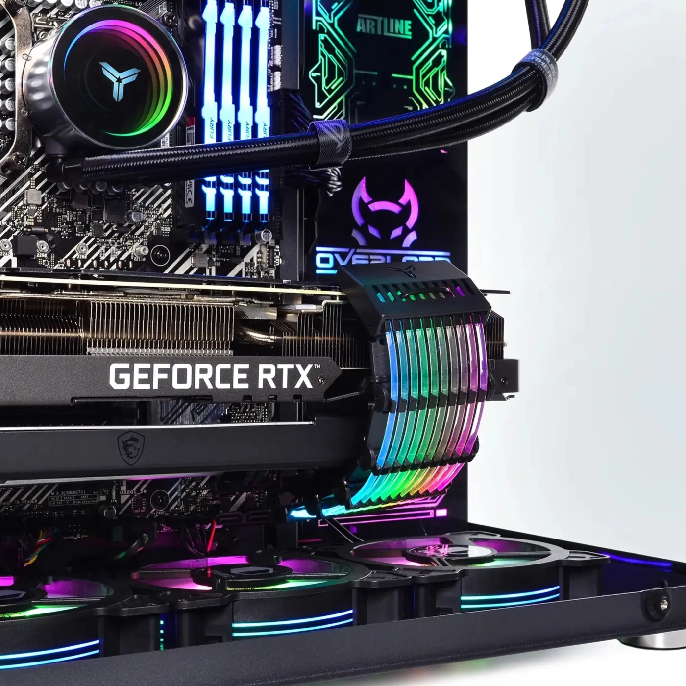 Komputer gamingowy ARTLINE Overlord X94 Ryzen 9 5900X RTX 4070 12GB OV641010 cena - zdjęcie 12