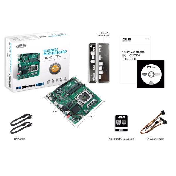 Płyta główna ASUS PRO H610T D4-CSM cena - zdjęcie 6