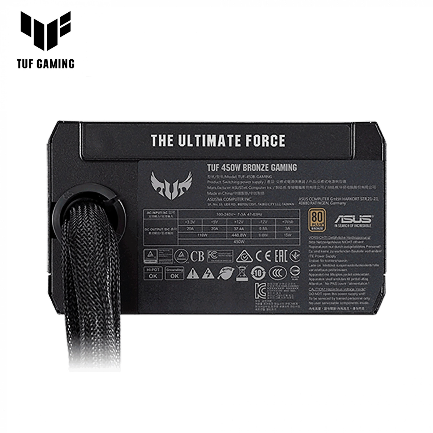 Zasilacz ASUS TUF 450W 80+ Bronze cena - zdjęcie 3