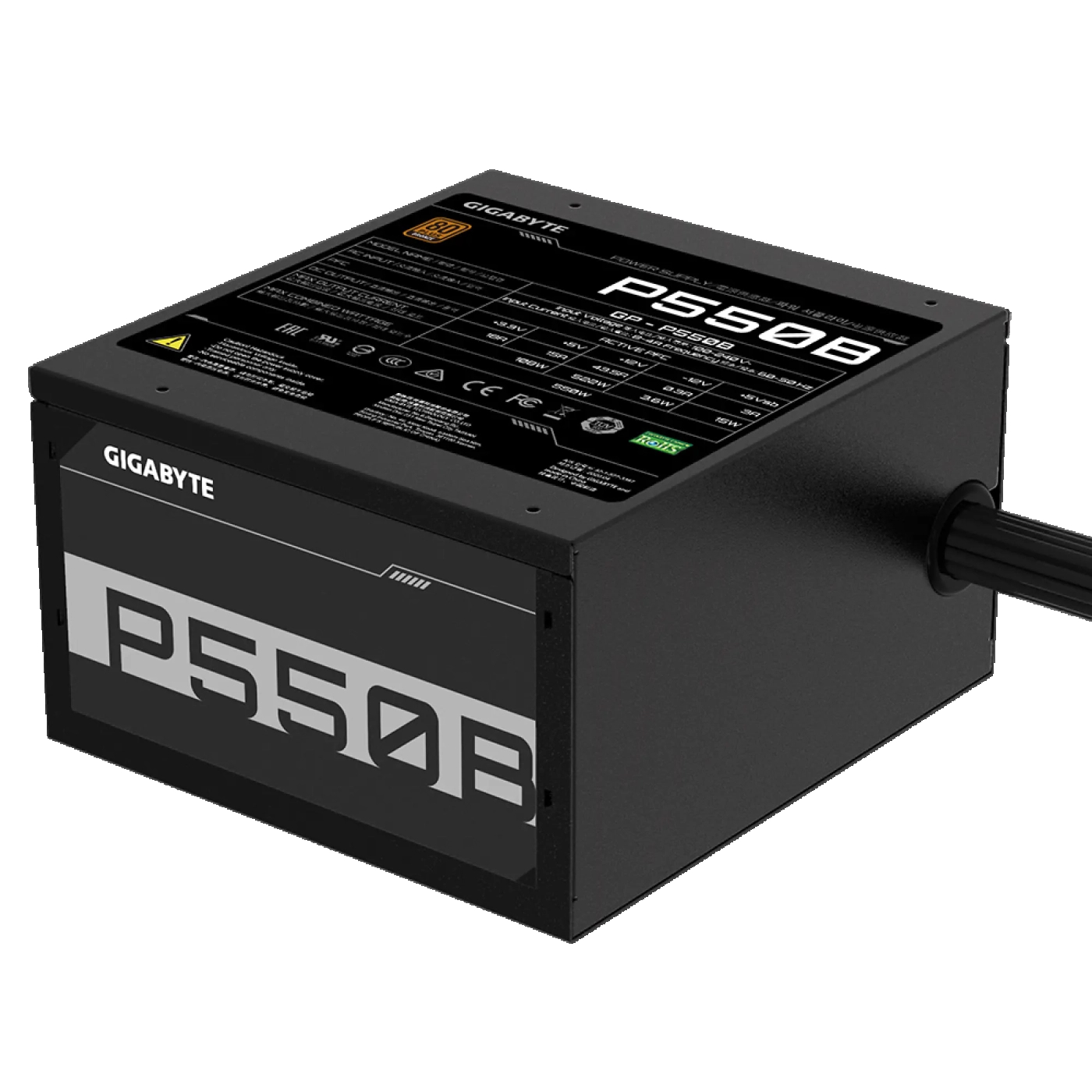 Zasilacz GIGABYTE GP-P550B 80+Bronze cena - zdjęcie 0