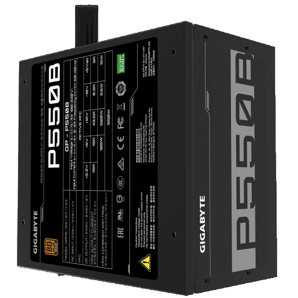 Zasilacz GIGABYTE GP-P550B 80+Bronze cena - zdjęcie 5
