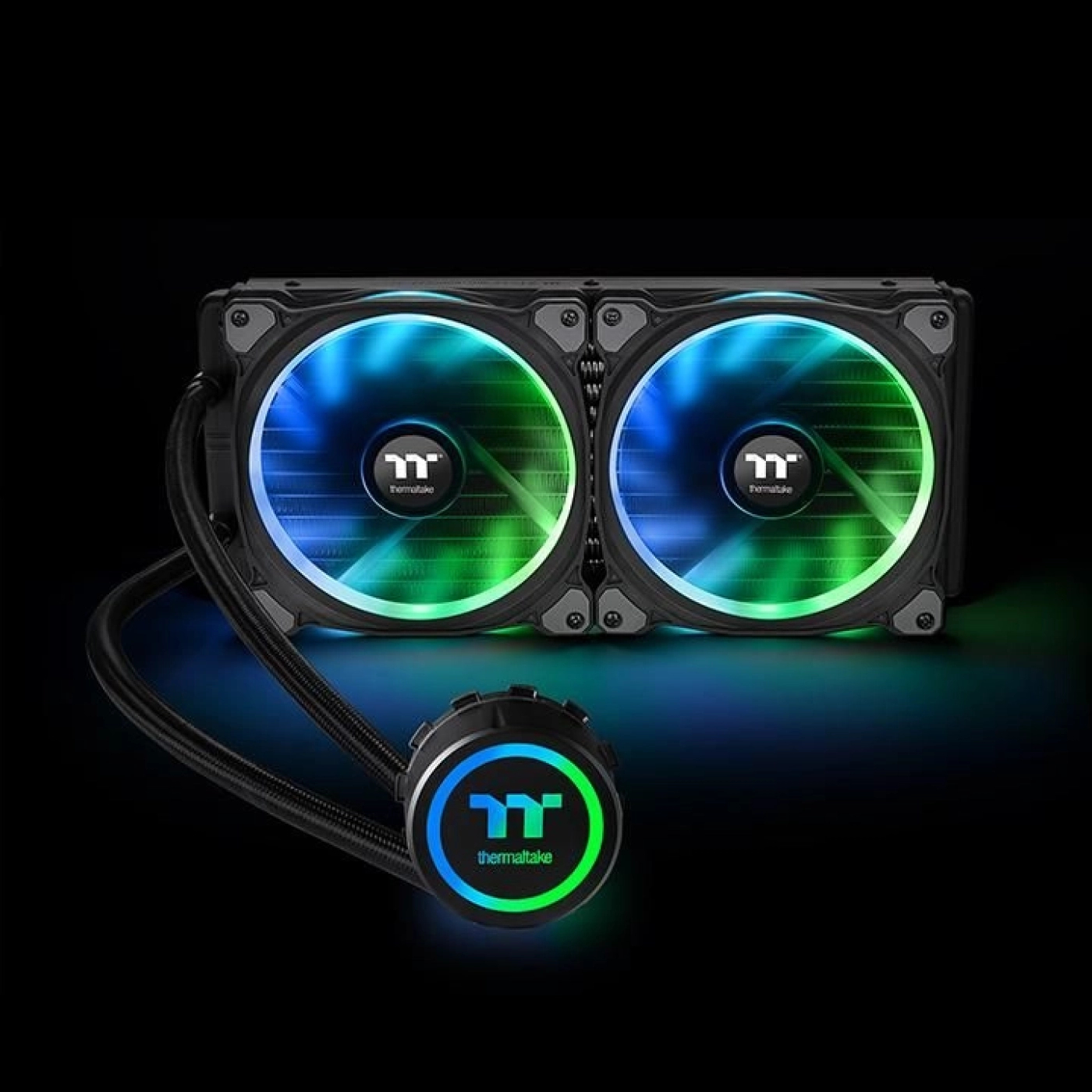 System chłodzenia cieczą Thermaltake Floe Riing RGB 280 TT Premium Edition (CL-W167-PL14SW-A) cena - zdjęcie 4