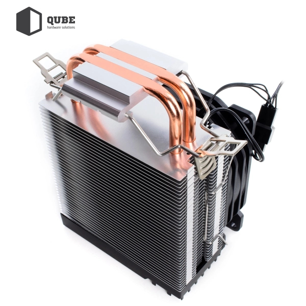 Chłodzenie CPU Qube QB-OL1200 (92mm/3pin/2300RPM/30.5Dba/2 rurki cieplne) cena - zdjęcie 1