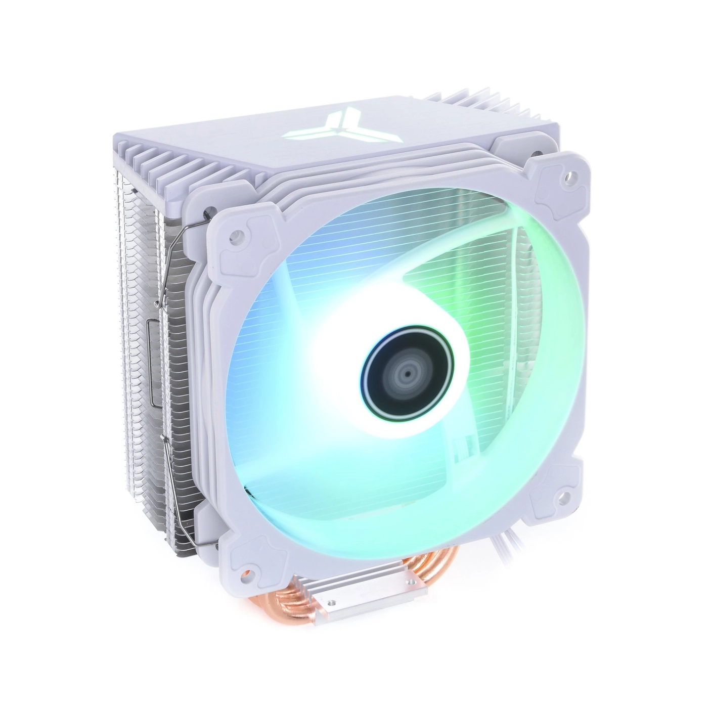 Chłodzenie procesora Qube QB-OL1000 White (120mm/4pin/700-1800RPM/37.2Dba/max.TDP 130W/4 rurki termiczne) cena - zdjęcie 0