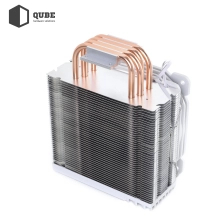 Chłodzenie procesora Qube QB-OL1000 White (120mm/4pin/700-1800RPM/37.2Dba/max.TDP 130W/4 rurki termiczne) cena - zdjęcie 5