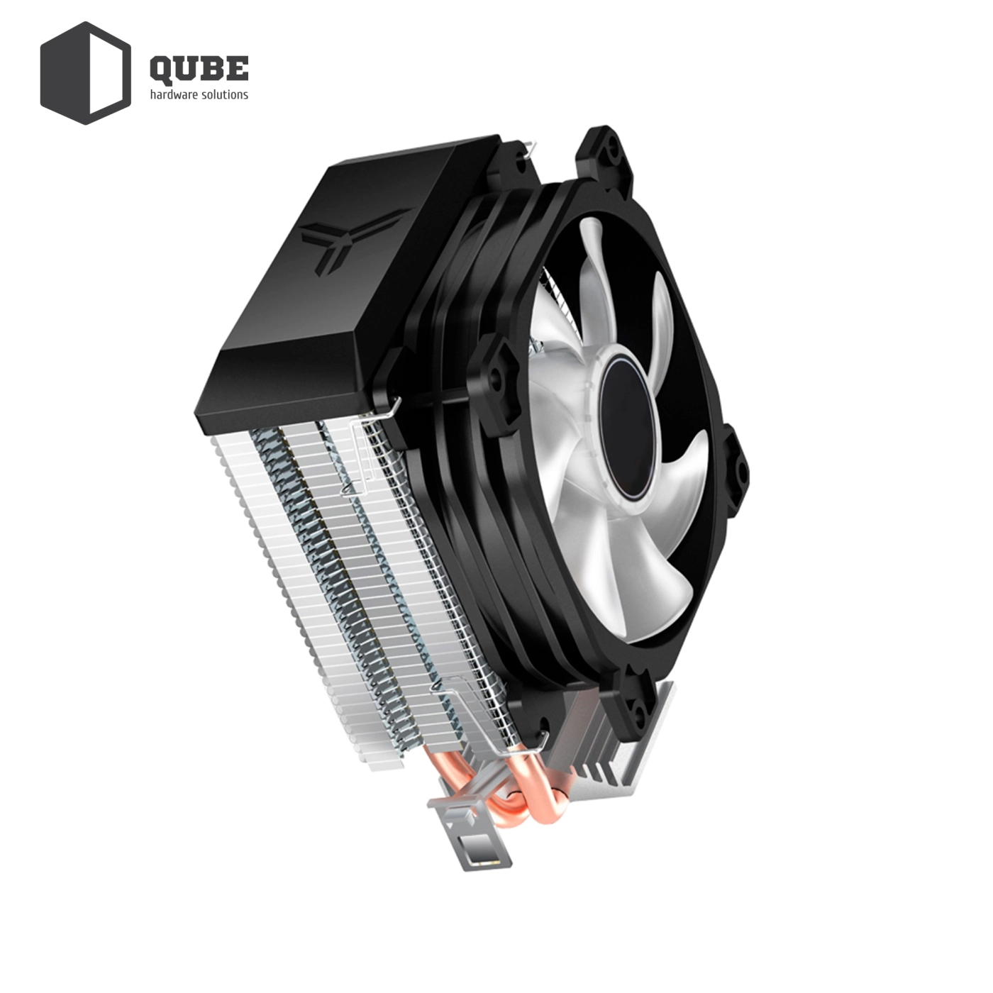 Chłodzenie CPU Qube QB-OL1200E (92mm/3pin/2300RPM/30.5Dba/2 rurki cieplne) cena - zdjęcie 1