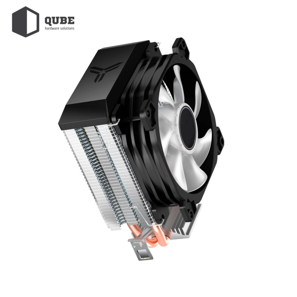 Chłodzenie CPU Qube QB-OL1200E (92mm/3pin/2300RPM/30.5Dba/2 rurki cieplne) cena - zdjęcie 1