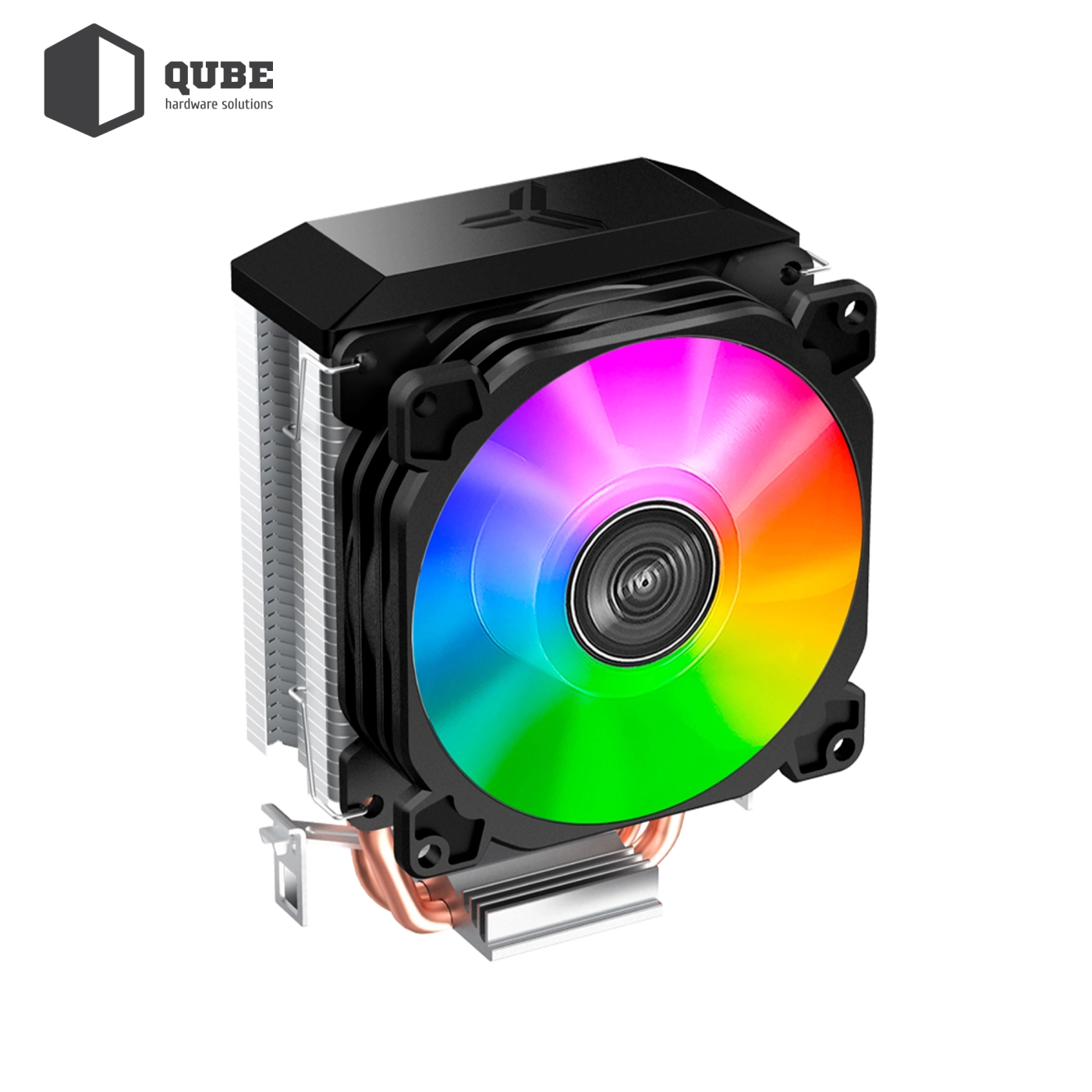 Chłodzenie CPU Qube QB-OL1200E (92mm/3pin/2300RPM/30.5Dba/2 rurki cieplne) cena - zdjęcie 7