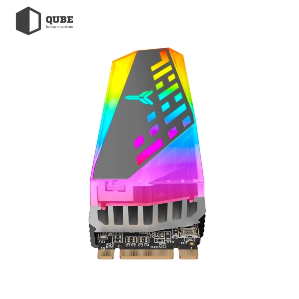 Radiator dla dysku M.2 SSD Qube M2-4 szary cena - zdjęcie 3
