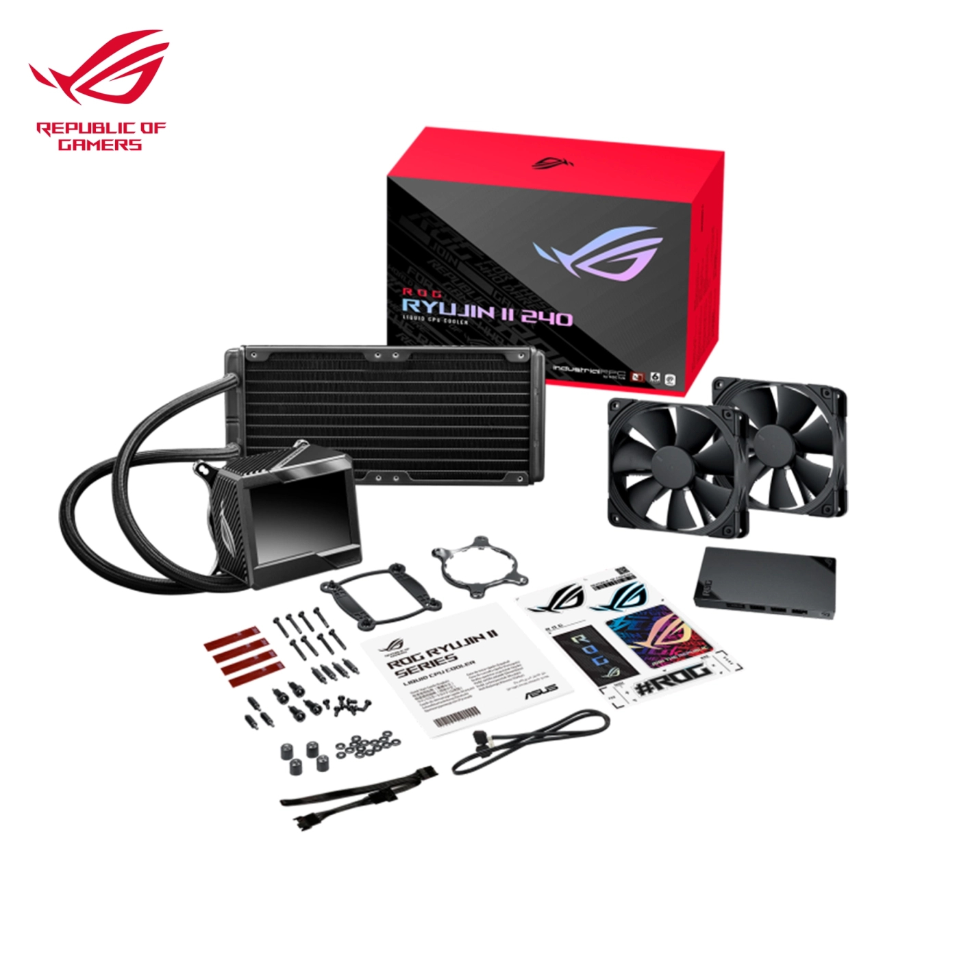 System chłodzenia cieczą ASUS ROG-RYUJIN-II-240 Intel: LGA 115x,1366, 2011, 2011-3, 2066 cena - zdjęcie 7