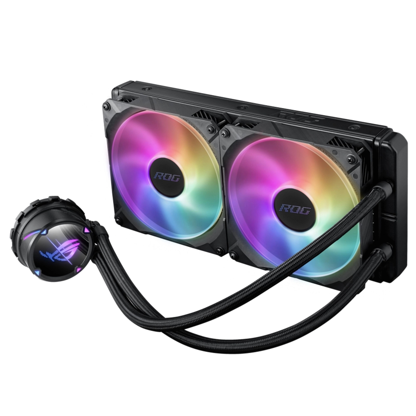 System chłodzenia cieczą ASUS ROG-STRIX-LC-II-280 ARGB Intel: LGA 115x,1366, 2011, 2011-3, 2066 cena - zdjęcie 0