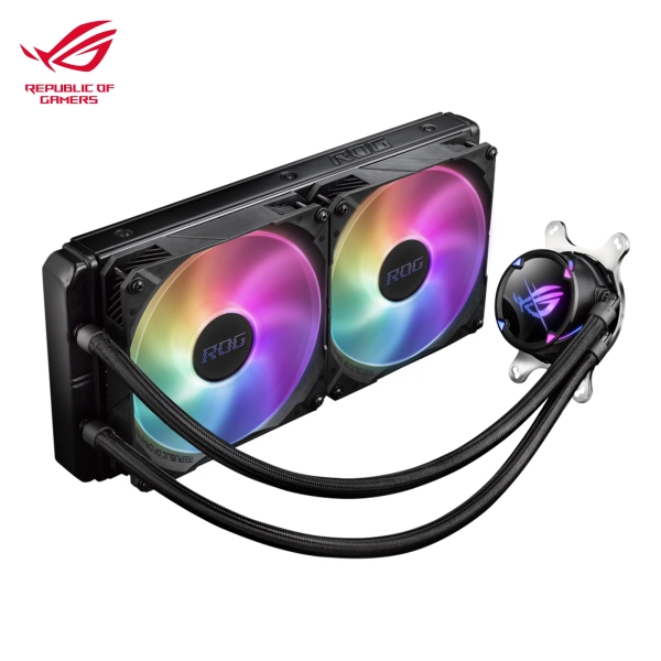 System chłodzenia cieczą ASUS ROG-STRIX-LC-II-280 ARGB Intel: LGA 115x,1366, 2011, 2011-3, 2066 cena - zdjęcie 1