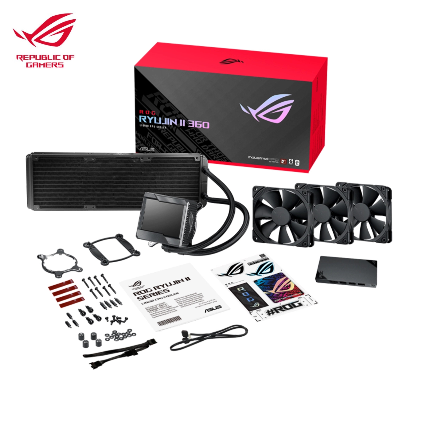 System chłodzenia cieczą ASUS ROG-RYUJIN-II-360 Intel: LGA 115x,1366, 2011, 2011-3, 2066 cena - zdjęcie 6