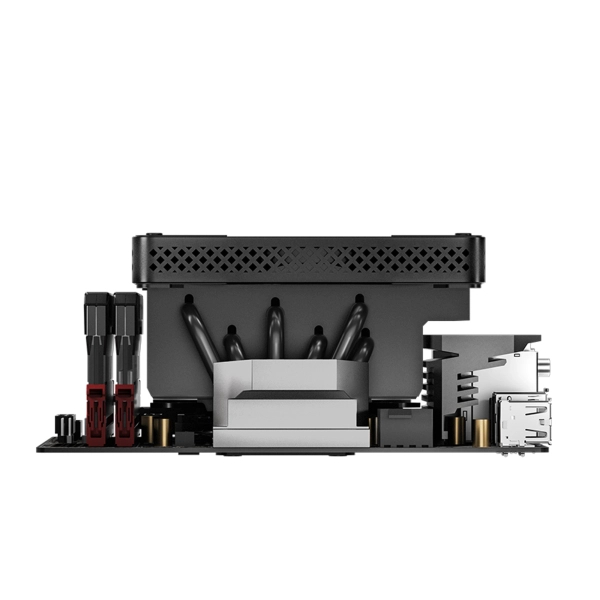 Chłodzenie procesora JONSBO HX6200D Black (120mm/4pin/LGA 1700/1200/115X/AM4/AM5/4PIN PWM) cena - zdjęcie 5