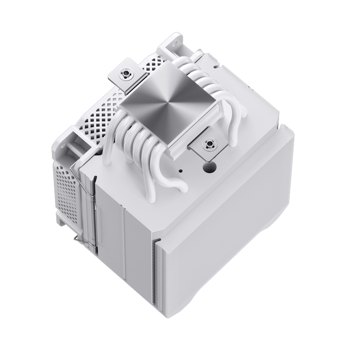 Chłodzenie procesora JONSBO HX6240 White (120mm/4pin/LGA1200/115X/1700/2011/AM4/AM5/4PIN PWM) cena - zdjęcie 3