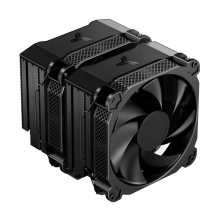 Chłodzenie procesora JONSBO HX7280 Black (140mm/4pin/LGA1200/115X/1700/2011/AM4/AM5/4PIN PWM) cena - zdjęcie 1