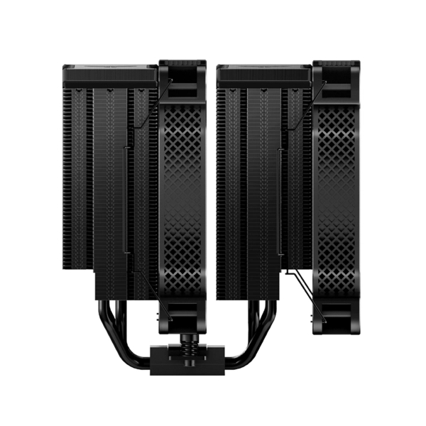 Chłodzenie procesora JONSBO HX7280 Black (140mm/4pin/LGA1200/115X/1700/2011/AM4/AM5/4PIN PWM) cena - zdjęcie 2