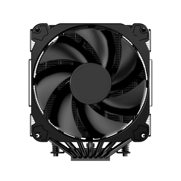 Chłodzenie procesora JONSBO HX7280 Black (140mm/4pin/LGA1200/115X/1700/2011/AM4/AM5/4PIN PWM) cena - zdjęcie 3