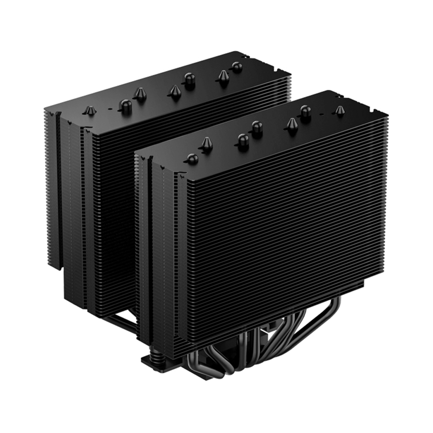 Chłodzenie procesora JONSBO HX7280 Black (140mm/4pin/LGA1200/115X/1700/2011/AM4/AM5/4PIN PWM) cena - zdjęcie 4