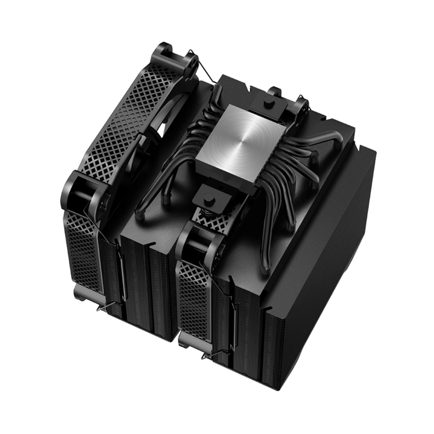 Chłodzenie procesora JONSBO HX7280 Black (140mm/4pin/LGA1200/115X/1700/2011/AM4/AM5/4PIN PWM) cena - zdjęcie 5
