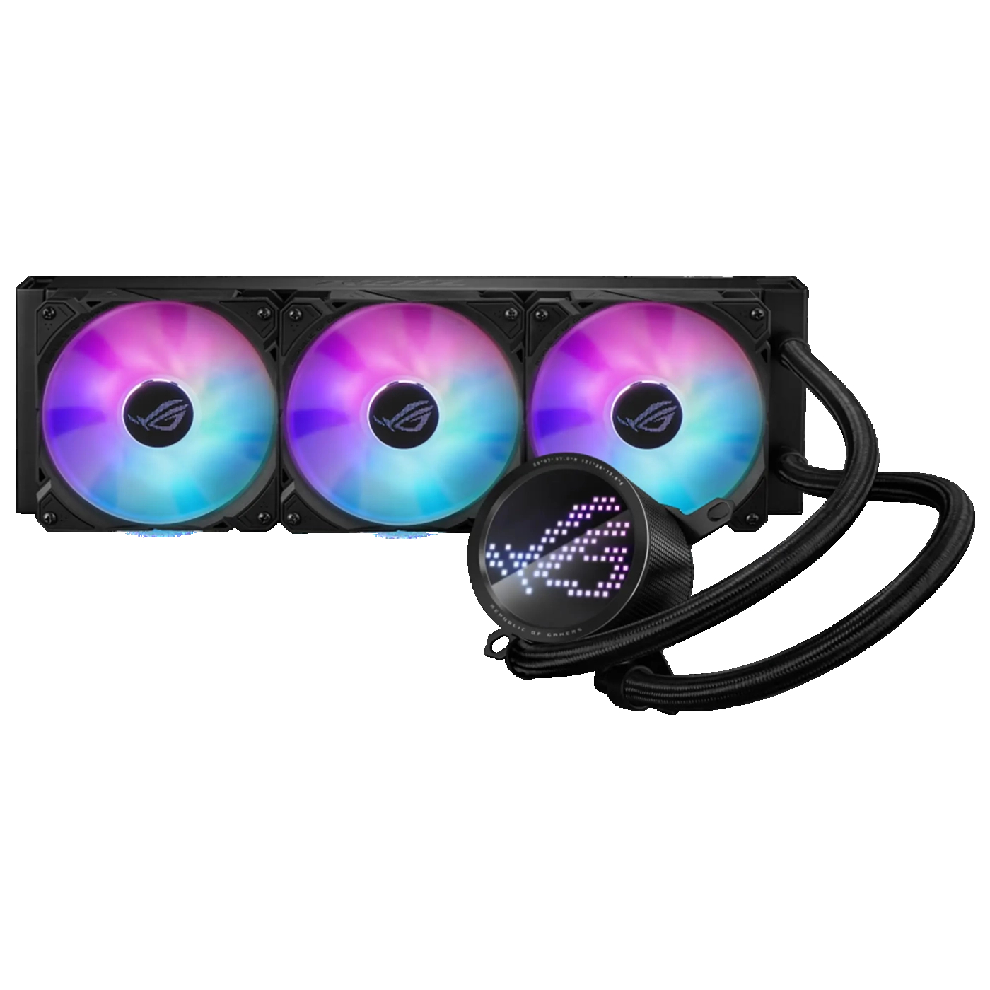 System chłodzenia cieczą ASUS ROG-RYUO-III 360-ARGB Intel: LGA 115x,1366, 2011, 2011-3, 2066 cena - zdjęcie 0