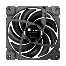 Wentylator Jonsbo HF120 Black (120mm, 600-2000RPM, 29.2dB, 4pin) cena - zdjęcie 2