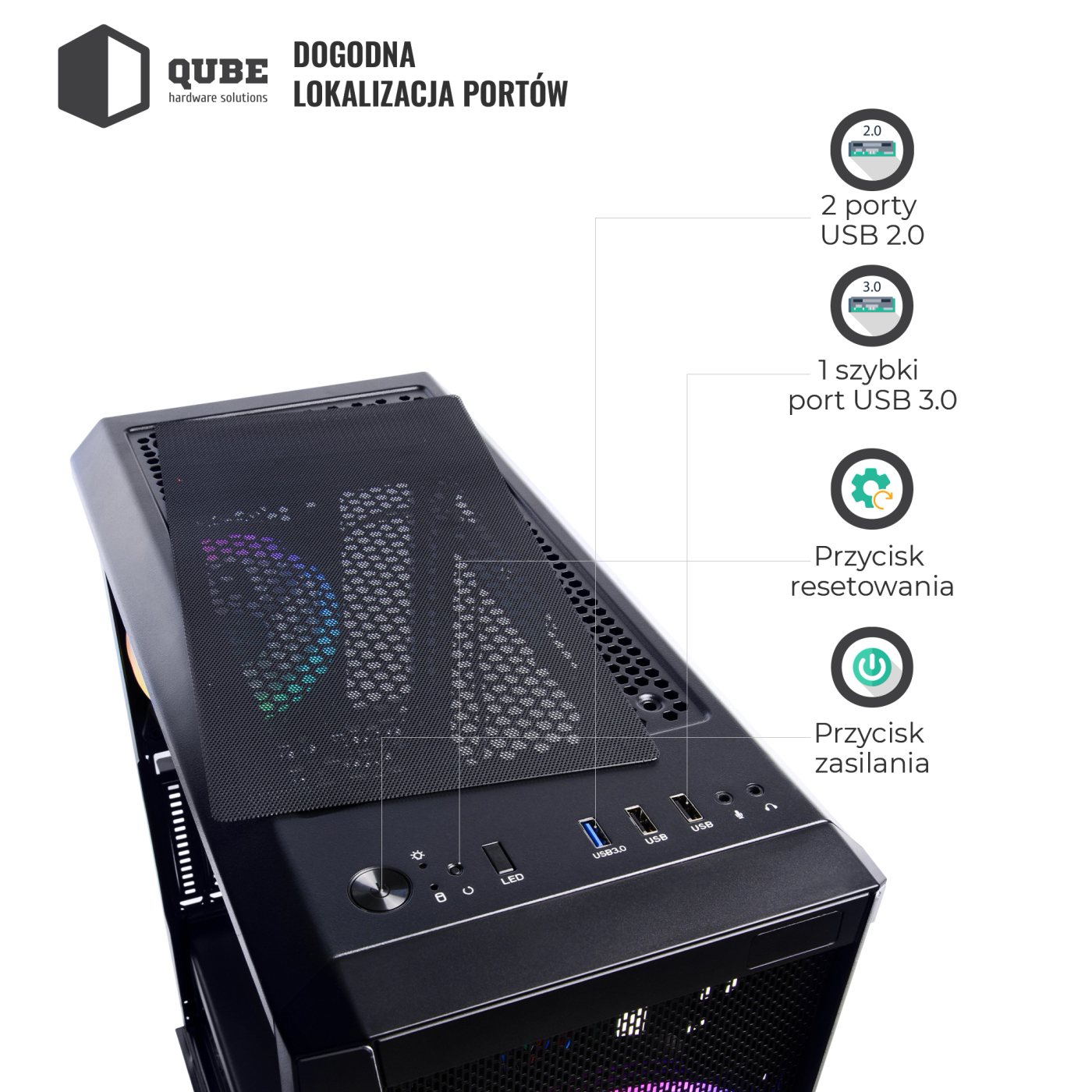 Obudowa QUBE WIZARD (WIZARD_FMNU3) cena - zdjęcie 11