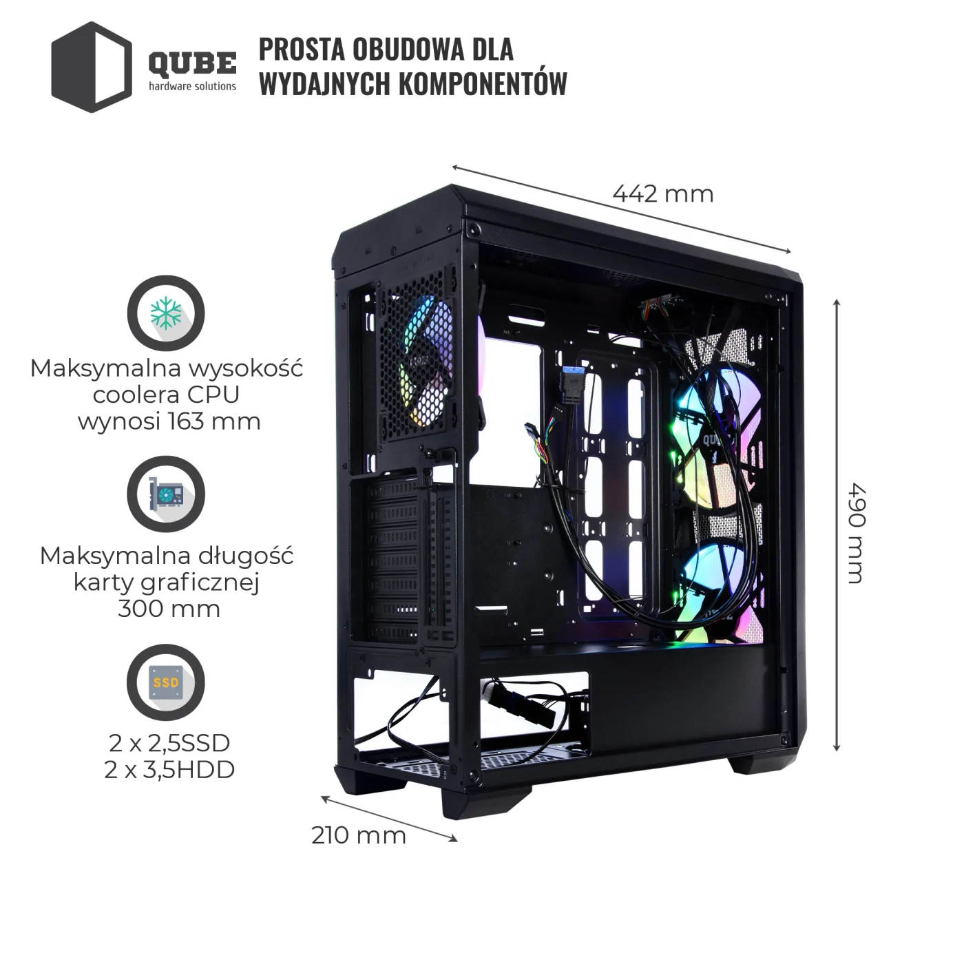 Obudowa QUBE WIZARD (WIZARD_FMNU3) cena - zdjęcie 12