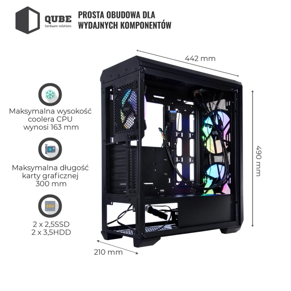 Obudowa QUBE WIZARD (WIZARD_FMNU3) cena - zdjęcie 12