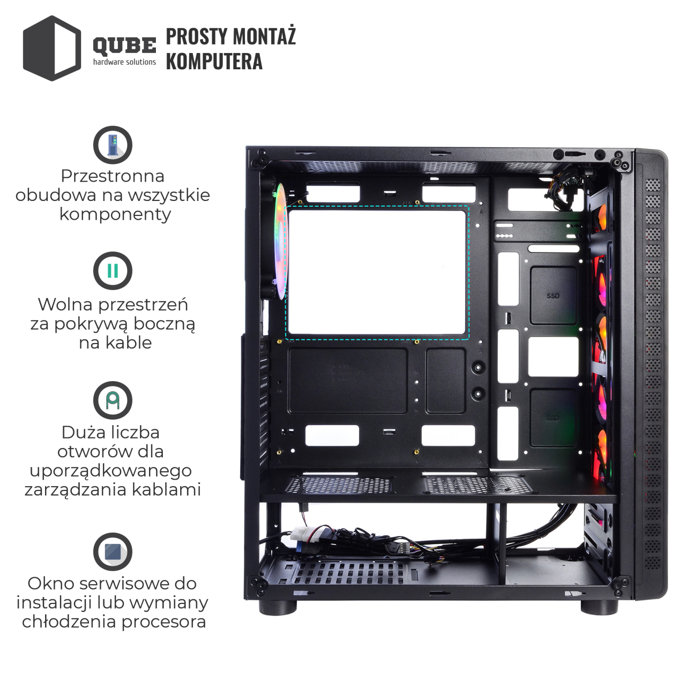 Obudowa QUBE STORM (STORM_F5NU3) cena - zdjęcie 7