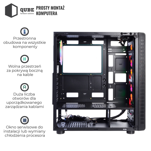 Obudowa QUBE STORM (STORM_F5NU3) cena - zdjęcie 7