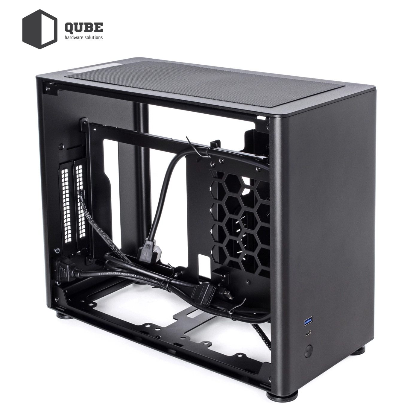 Obudowa QUBE A4 Black (QBA4I_WBNU3) cena - zdjęcie 3