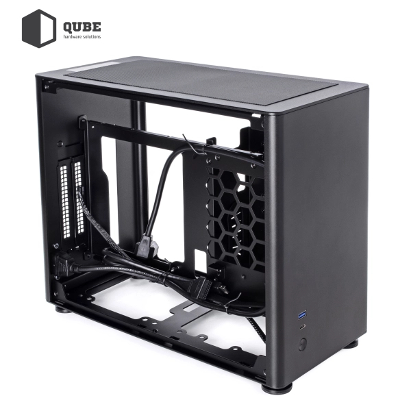 Obudowa QUBE A4 Black (QBA4I_WBNU3) cena - zdjęcie 3