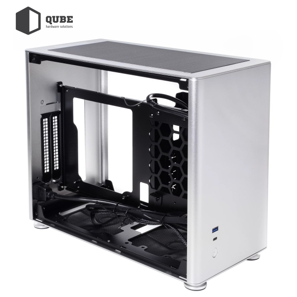 Obudowa QUBE A4 Silver (QBA4I_WSNU3) cena - zdjęcie 3