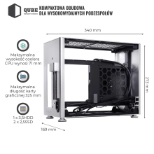 Obudowa QUBE A4 Silver (QBA4I_WSNU3) cena - zdjęcie 11