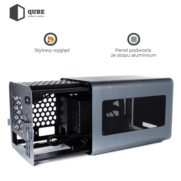 Obudowa QUBE V8 Gray (QBV8D_FBNU3) cena - zdjęcie 11