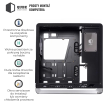 Obudowa QUBE HAWK Black (QBX4A_WBNU3) cena - zdjęcie 14