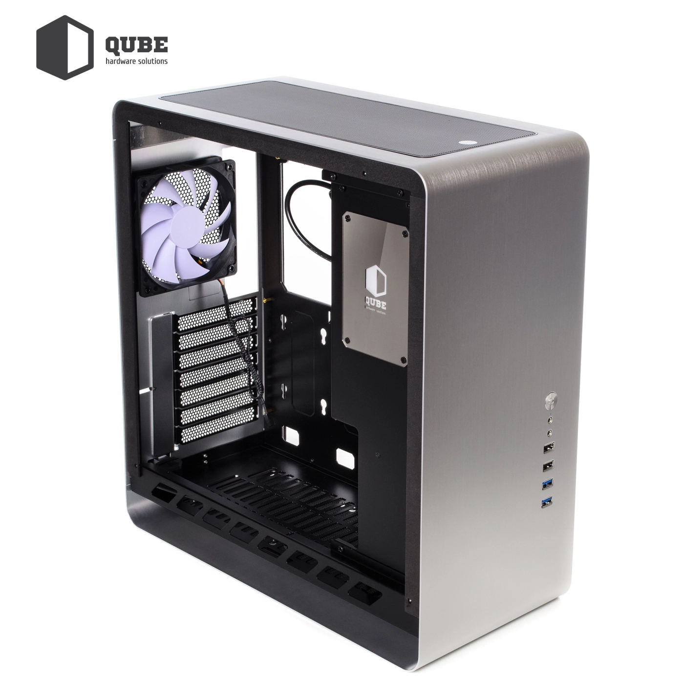 Obudowa QUBE HAWK Silver (QBX4A_WSNU3) cena - zdjęcie 4