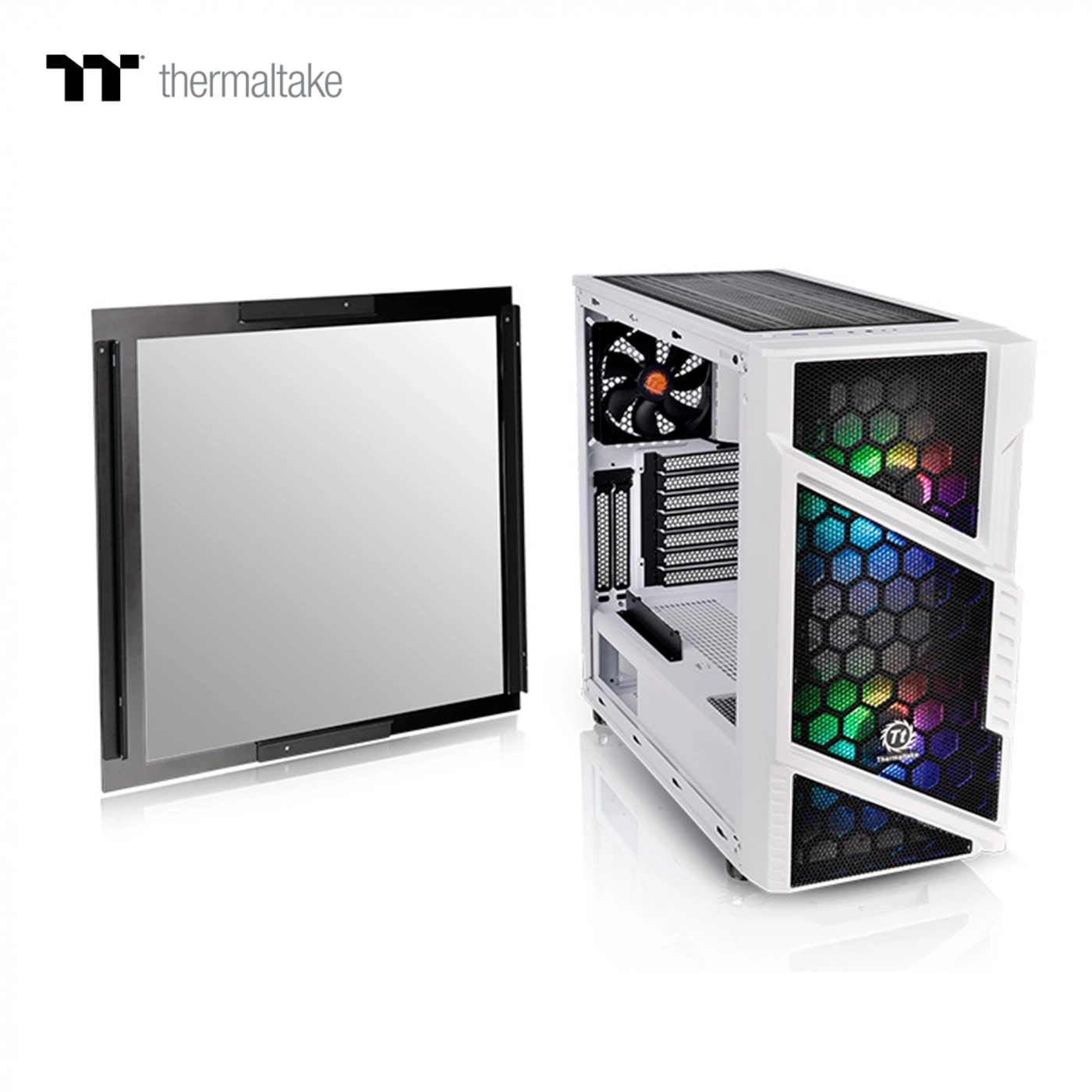 Obudowa Thermaltake Commander C31 TG Snow ARGB (CA-1N2-00M6WN-00) cena - zdjęcie 4