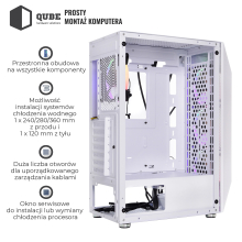 Obudowa QUBE SNOW (SNOW_FMMU3) cena - zdjęcie 8