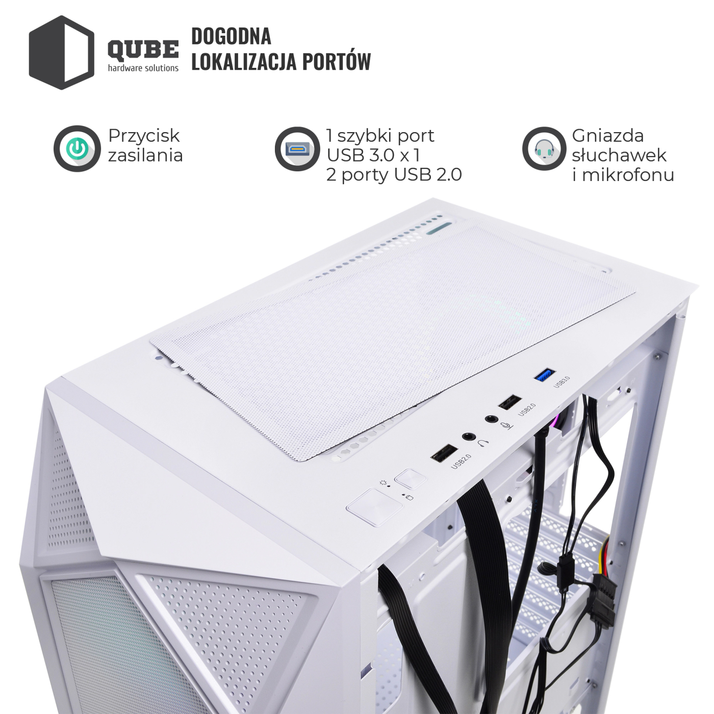 Obudowa QUBE SNOW (SNOW_FMMU3) cena - zdjęcie 9