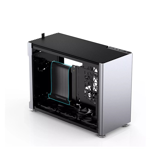 Obudowa QUBE i100 Pro Magnesium aluminum alloy Silver (i100-A_Silver) cena - zdjęcie 3