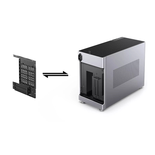 Obudowa QUBE i100 Pro Magnesium aluminum alloy Silver (i100-A_Silver) cena - zdjęcie 4