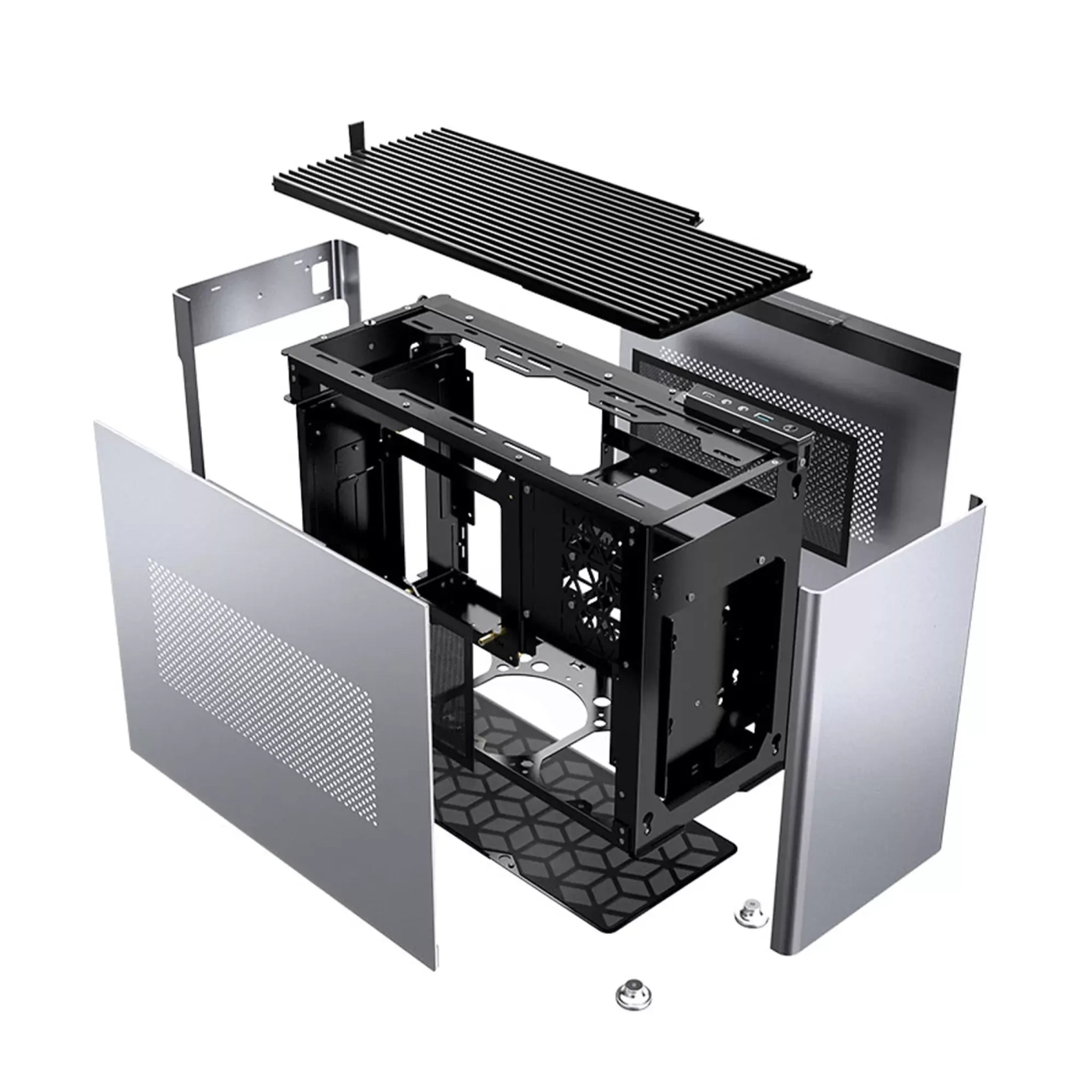 Obudowa QUBE i100 Pro Magnesium aluminum alloy Silver (i100-A_Silver) cena - zdjęcie 7