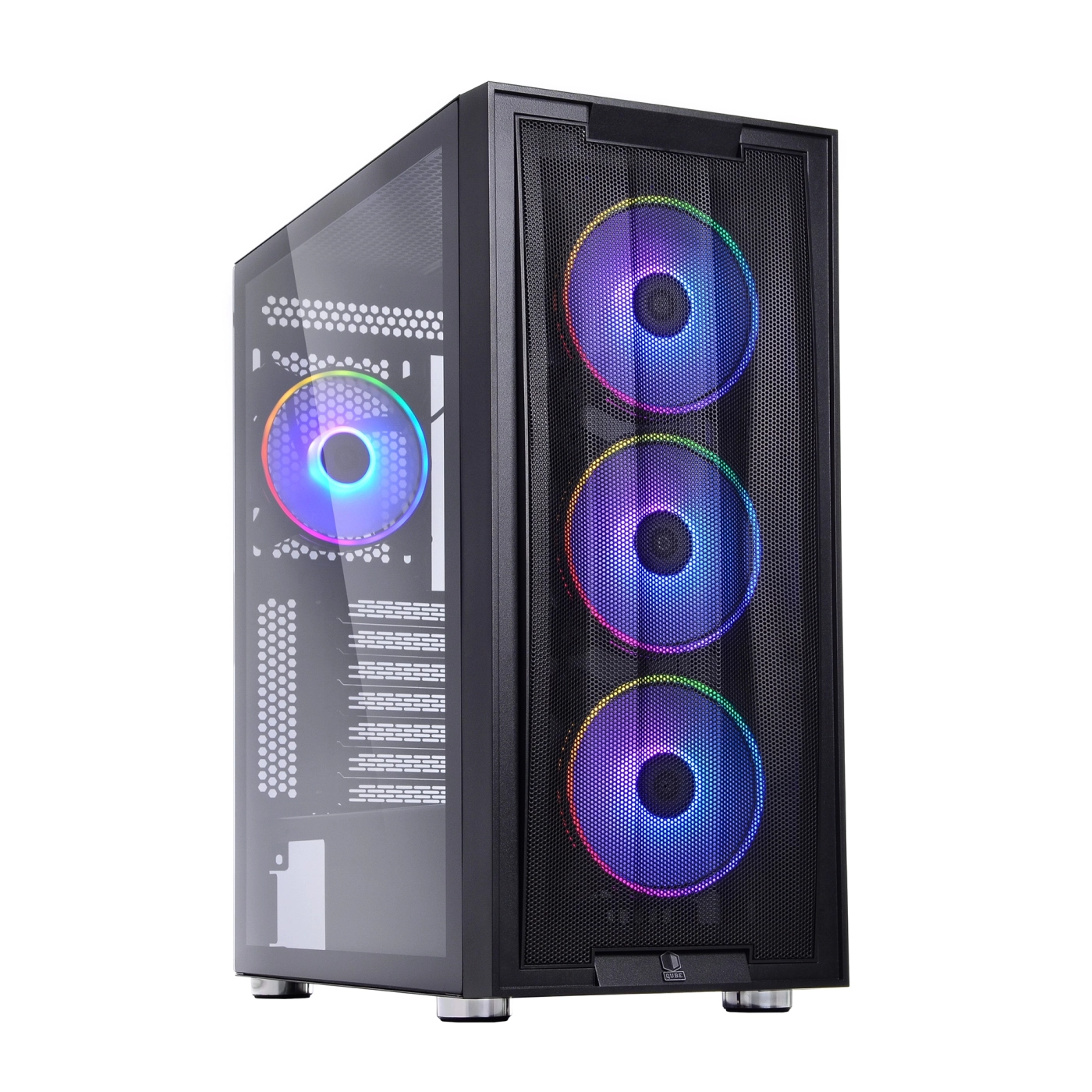 Obudowa QUBE GALAXY RGB Black (GALAXY_FCNU3) cena - zdjęcie 0