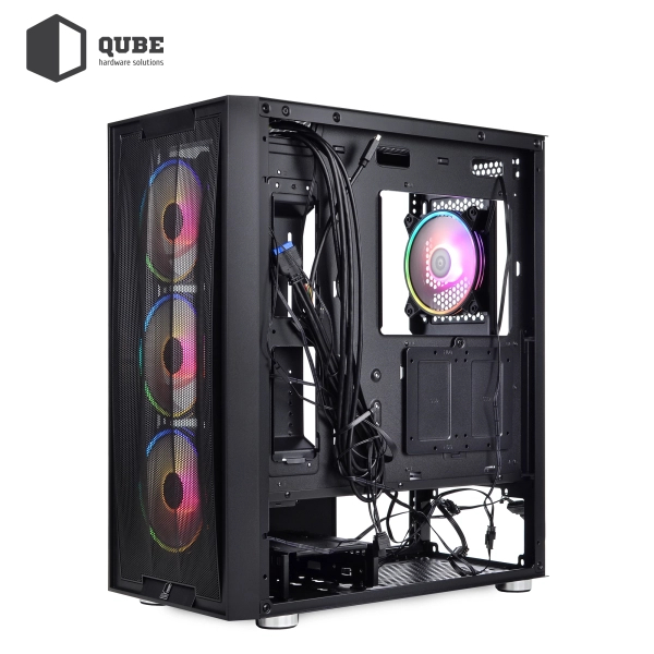 Obudowa QUBE GALAXY RGB Black (GALAXY_FCNU3) cena - zdjęcie 5
