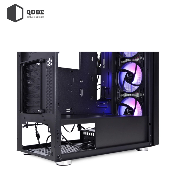 Obudowa QUBE GALAXY RGB Black (GALAXY_FCNU3) cena - zdjęcie 7