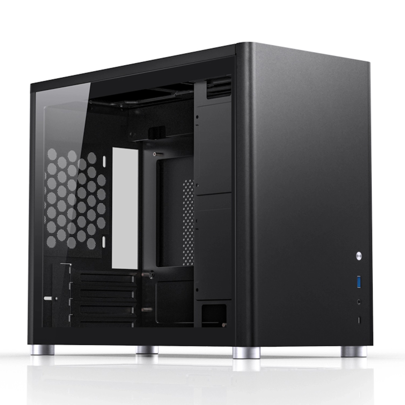 Obudowa JONSBO D30 Aluminum Black cena - zdjęcie 0