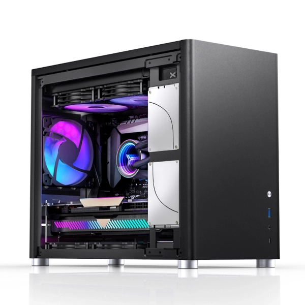 Obudowa JONSBO D30 Aluminum Black cena - zdjęcie 1